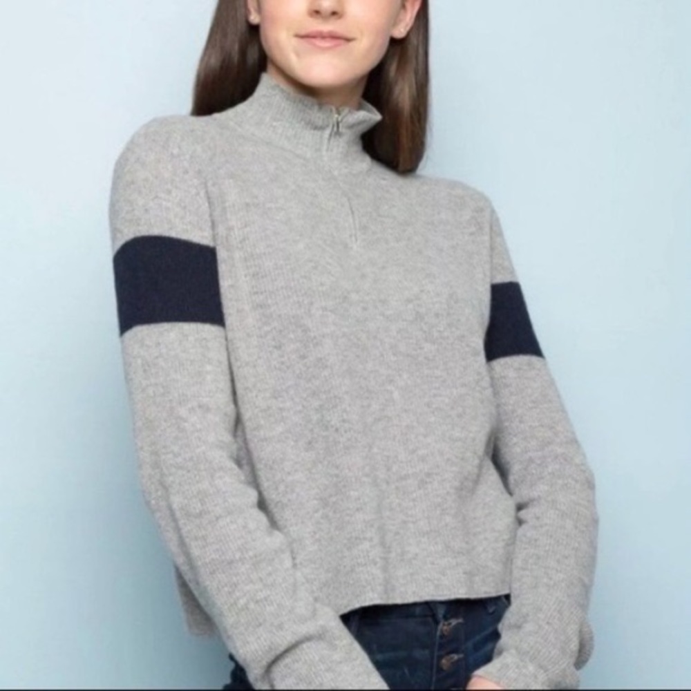 Brandy Melville Zip Casey Sweater